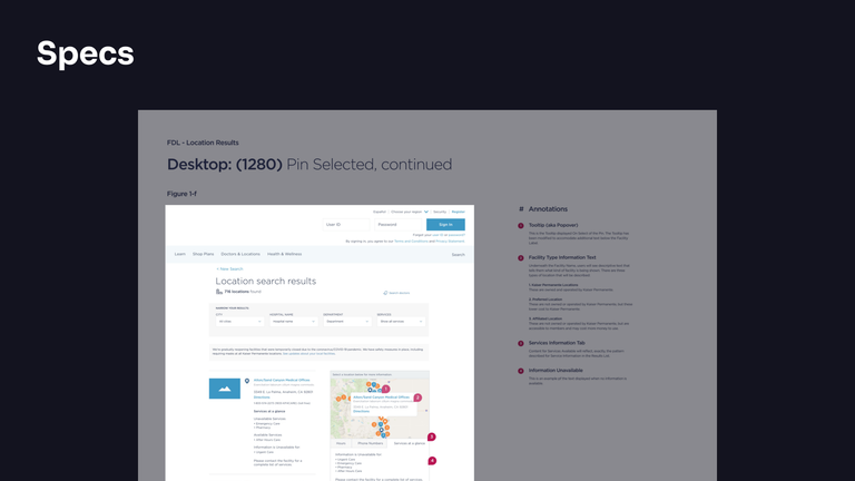 A functional specification for developers